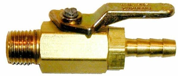Brass ball valve-1/4"Mx1/4" barb