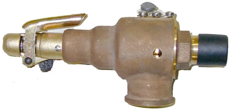 Bronze safety relief valve #6010DC-01-LM0175