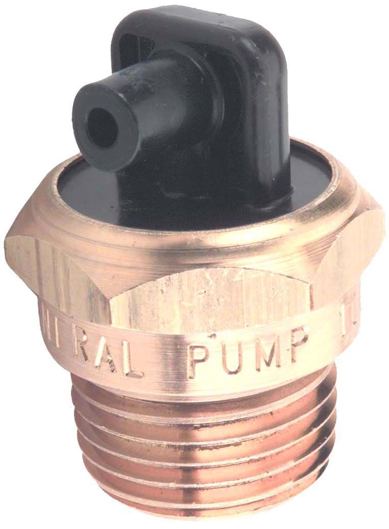 Thermal relief valve-1/4"Mx1/4", plastic barb, #100556