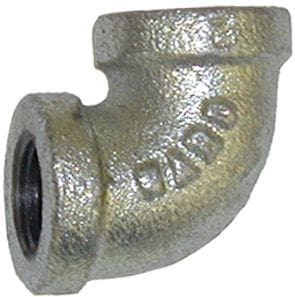 Pipe elbow-1/4"Fx45°, Sch 40 GS