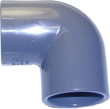 Pipe elbow-1 1/2"slip xslip xslip x90° Sch 80, PVC