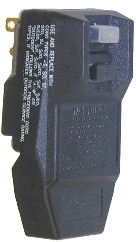 Ground fault circuit interrupter plug-120V, 20amp, no cord