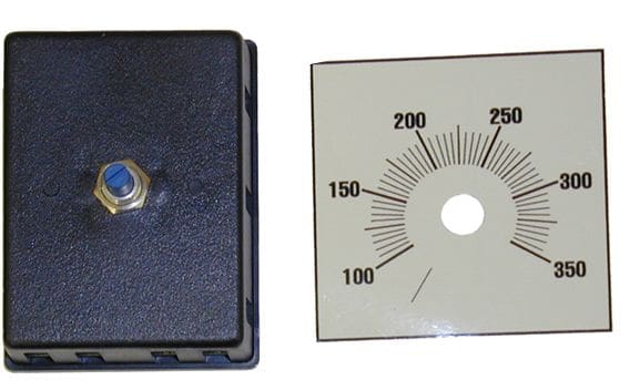 Adjustable electronic thermostat, 100-350°F