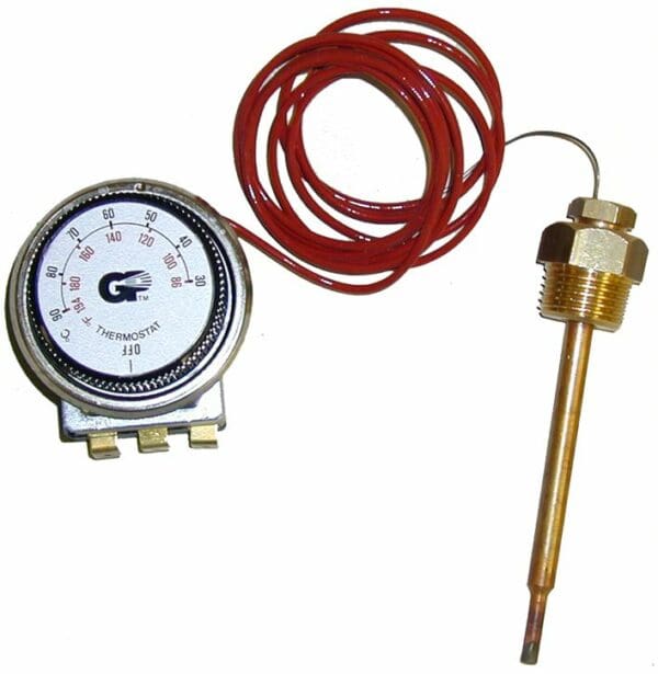 Adjustable thermostat - 86°to 320° F