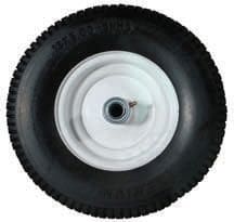 Tire and rim assembly - 13"H x 5"W x 6" Dia Rim (Urethane Solid)