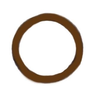 O-ring, 3/8" QC, 25/pkg