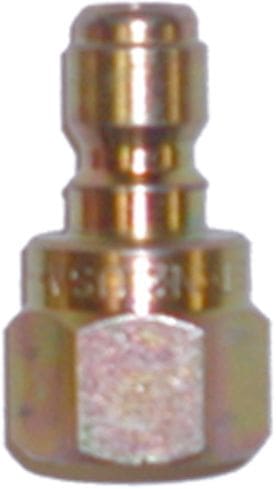 Zinc quick connect plug-1/4"Mx1/4"FPT