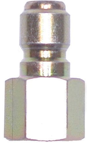 SS quick connect plug-1/4"Mx1/4"FPT