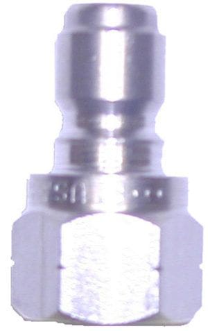 SS quick connect plug-1/4"Mx1/4"FPT