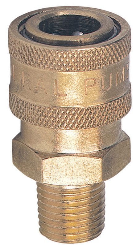 Brass quick connect socket-3/8"F x 3/8"MNPT