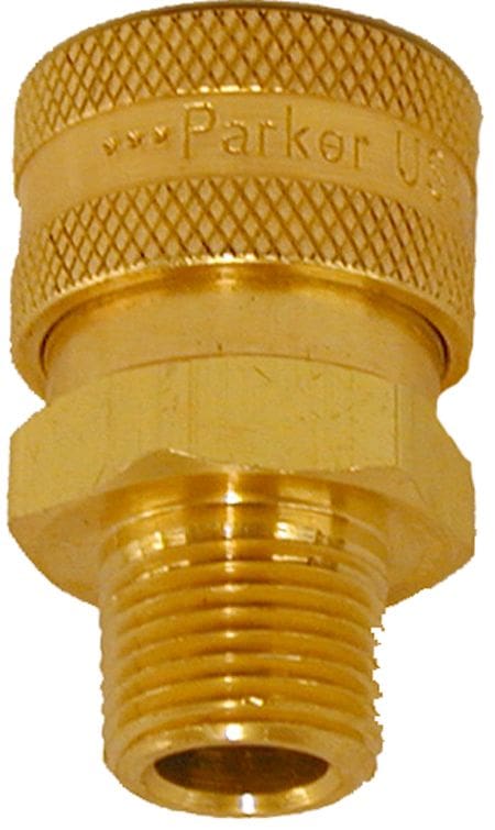 Brass quick connect socket-1/2"Fx1/2"MPT
