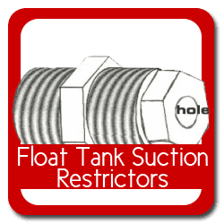 Float Tank Suction Restrictors